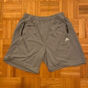 Adidas Workout Shorts - Med - Grey